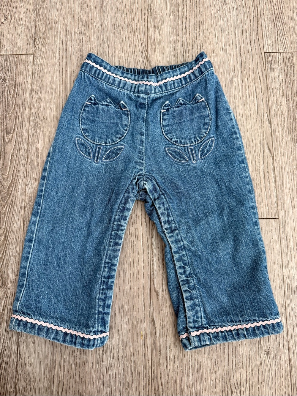 Gap Baby Girls Blue Denim lined jeans Pants